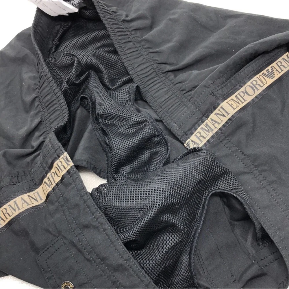 Giorgio Emporio Armani Swim Boxer Brief Black Trunks Men’s Size 54 US 38 2XL